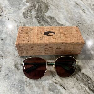 Costa Sunglasses in the style Egret with Brown Lenses and Case